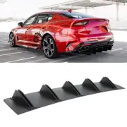 For Kia K5 GT EX LX Matte Black Rear Bumper Lip Diffuser Spoiler Splitter Fins