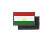 Flag patch printed badge country tajikistan