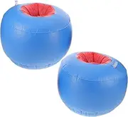 HAWILLOSCH 1 Pair Inflatable Boxing Gloves Wearable Fighting Balloons for Adults Compact PVC Mittens for Fun Sports Games Quick Inflation Exercise Equipment