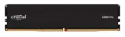 Crucial Pro 16GB (1x16GB) DDR5 UDIMM 6400MHz CL38 Black Heat Spreader Support In