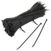 8” Plastic Zip Ties Bag of 1000