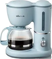 BEAR 4-Cup Drip Coffee Maker Machine, 0.6L Small Compact Coffee Machine with Reusable Filter, Adjustable Concentration, 35 Minutes Automatic Warming Plate, Coffee Pot for Home Office