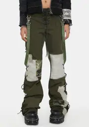 [Junker] Denim Patchwork Jeans