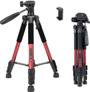 Lightweight Travel Camera Tripod Stand (Red)