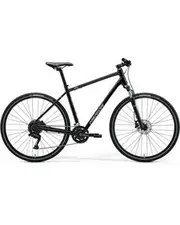 Merida Crossway 100 Hybrid Bike Black/Silver
