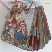 Adorable Mini Handcrafted Raggedy Ann Inspired Junk Journal