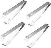 Zerodeko Practical Ice Cube Tongs Set Pcs Stainless Steel Sugar Ice Cube Clips Serving Tongs for Breakfast