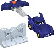 Fisher-Price DC Batwheels 1:55 Scale Toy Car Bam The Batmobile Launching Vehicle with Crash Accessory for Ages 3+ Years