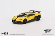 MINI GT 1:64 Bugatti Chiron Pur Sport Yellow LHD Model Car