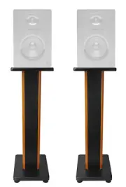 (2) Rockville 28" 2-Tone Studio Monitor Speaker Stands For Samson M50 Monitors