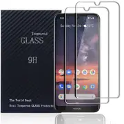 [2 PACK] Nokia 3.2 Screen Protector Tempered Glass Screen Protector Guard - Case Friendly