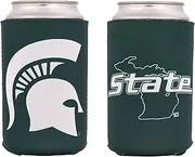 Desert Cactus Michigan State University Can Insulator Beverage Cooler 2 Pack Foam Beverage Holder Spartans MSU (2 Pack Can)