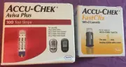 ACCU-CHEK Aviva Plus test strips 2/28/26 + 102 ACCU-CHEK 102 Lancets $89