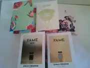 Lot Of 5 x Assorted Women's Perfume Samples ,Vials, Cards Paco Rabanne,Jean Pau