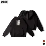 【BRAND T】OBEY ICON PHOTO HOOD 相框 炸街 經典LOGO 相片帽T 2色