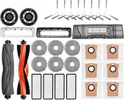 Vacuum Cleaner Roller Brushes, Filters, Side Brushes, Mop Cloths, Dust Bags, Rag Holders, Roller Brush Covers. Compatible For Dreame L20 Ultra, Kit