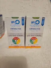 Life2O 4-In-1 Full Panel UTI Test Strips 50ct. 2 Pack. Exp.9/26 Free Ship!