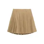 [7 For All Mankind] 7 For All Mankind Pleated Skirt 26 US NEUTRALS