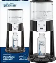 [Dr. Brown's] Insta-Prep Warm Water Dispenser to Instantly Prepare Baby’s Formula Bottle,Large Capacity Glass Tank with 3 Temperature Settings,Black