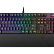 ROG Strix Scope II RX gaming keyboard with pre-lubed ROG RX optical switches