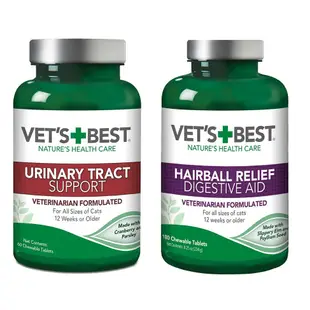 【喵喵喵】VET'S BEST 天然草本化毛錠 60顆  Hairball  VETS BEST