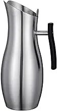 Water Pitcher Jug Carafe Teapot, Milk Pot, High Capacity 304 Stainless Steel Beverage Can for Serving Water, Juice, Iced Tea and Other Cold Beverages, 2L-C