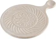 Embossed Stoneware Trivet for Hot Dishes Decorative for Pots and Pans, 5"