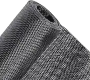 Leona Co Replacement Window Screens, 5m x 1m Durable Window Screen Mesh for Patio Porch Door Windows, DIY Adjustable Fiberglass Screen Repair Kit Sliding Net Roll Pet (Black)