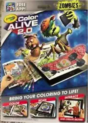 Color Alive 2.0 - Zombies by Crayola - Color Scan Interact Free App - FUN!