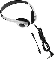 Retro Over-Ear Headphones Corded Comfortable Lightweight School Library Use Wired Headphones for Computer Phone Tablet