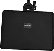 NOLITOY Microphone Rack Stand Tray Adjustable Clip Storage for Live Broadcasts Durable Design with High Edges to Prevent Slipping Compatible with Sound Card and Accessories