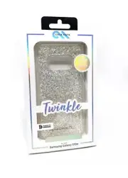 New Case-Mate Twinkle Glitter Silver Case For Samsung Galaxy S10e Stardust Clear