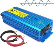 Pure Sine Wave Power Inverter 3000W 4000W 5000W 6000W 8000W 12V 24V to AC 220V 230V 240V Voltage Converter with AC Outlets Converter for RV Camping Camera TV ?Fridge /4280