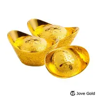 在飛比找ETMall東森購物網優惠-Jove gold 壹台兩黃金元寶x3-壽(共30台錢)