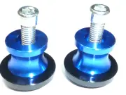 SUZUKI GSXR600 1996-2024 BLUE PADDOCK STAND BOBBINS COTTON REELS SPOOLS LIFTS