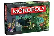 Monopoly Rick and Morty Board Game Based on the hit Adult Swim series Rick Morty Offically Licensed Rick Morty Merchandise Themed Classic Monopoly Game