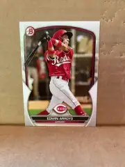 BP-66 Edwin Arroyo 2023 Bowman Prospects Paper Lot Of 38 Reds