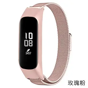 【米蘭尼斯】三星 Galaxy Fit2 SM-R220 手環 不鏽鋼金屬錶帶 運動替換腕帶 磁吸表帶