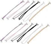 [WOFASHPURET] Visible Bra Straps Replacement 6 Pairs Shoulder Strap Holders Nonslip Feature Bra Shoulder Straps Extender for Women