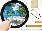 Waveshare 4inch DSI Round Touch Display 720 × 720 Resolution, 10-Point Capacitive Touch IPS Display Screen Compatible with Raspberry Pi 5/Pi 4B/3B+/3A+, Compute Module 4/Compute Module 3+/CM3