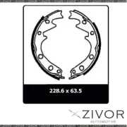 2x Brake Shoes - Front For CHRYSLER VALIANT VC 2D Ute RWD 1966 - 1967 (for: Chrysler)