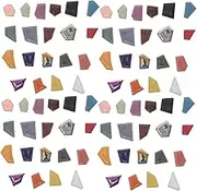 1 Set Ceramic Mosaic Granules Tiles for Crafts Small Tiles Glazed Ceramic