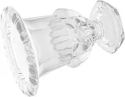 Transparent Embossed Design for Ice Cream Cold Beverages Heat Resistant Glassware for Home Events Versatile Drinkware Collection
