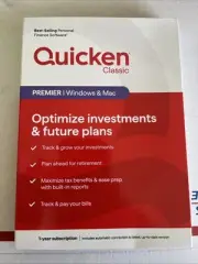 Quicken Classic Premier Personal Finance - 1-Year Subscription (Windows/Mac) New