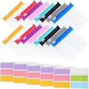 SHERCHPRY 27 Pcs Reusable Plastic Pill Bags with Self Sealing Slide Locks Medicine Organizer for Travel and Daily Use Includes Labels for Small Item Storage