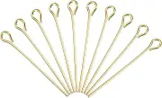 uxcell 500Pcs Eye Pins Jewelry Findings 22 Gauge 28mm Iron Eye Pins for Jewelry Making DIY Craft Necklaces Bracelets Earrings 22 Gauge 3.2mm Head Pins Gold