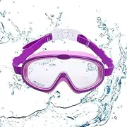 Toddler Goggles for Swimming | Underwater Large Frame Swimming Goggle,Children's Underwater Anti-Fog Swim Snorkeling Glasses?