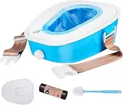 A ARCITON Portable Toilet Car Camping Toilet Indoor & Outdoor Commode,Travel Potty,Portable Toilet for Car,Camping,Hiking,Boating,Long Road Trips,Traffic jam (Blue)