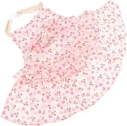 1 Set Rabbit Dress with Pulling Rope Lovely Decorative Outfit for Small Rabbits for Outdoor Activities Lightweight Easy to Carry for Pet Fashion and Fun