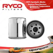 Ryco Motorcycle Oil Filter for Harley Davidson Various Chrome Spin-on RMZ118C